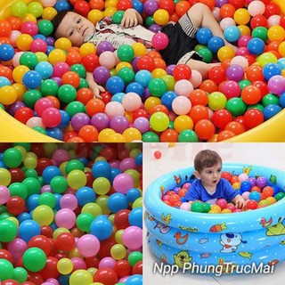 Set 100 quả bóng nhựa cho trẻ em