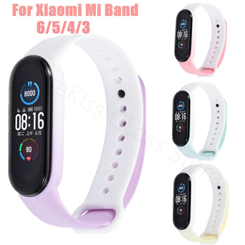 Dây Đeo Thay Thế Chất Liệu Tpu Silicon Mềm Cho Miband 6 Miband5 Xiaomi Mi Band 6 5 4 3