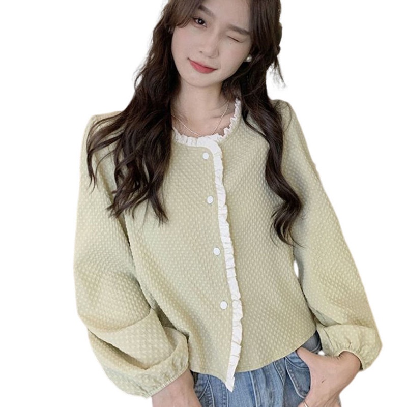 Áo Sơ Mi Nữ Tay Dài Thời Trang Hàn Quốc Xinh Xắn