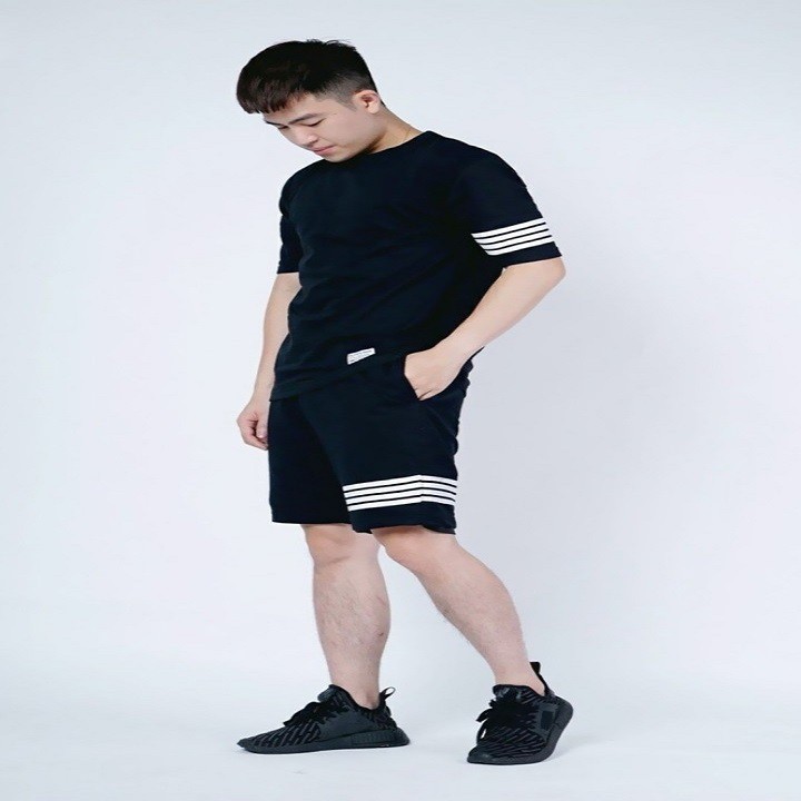 [ Chất Siêu Mát !] Bộ thể thao nam nữ 4 sọc cá tính , bộ mặc nhà, bộ tập gym, bộ mặc hè | BigBuy360 - bigbuy360.vn