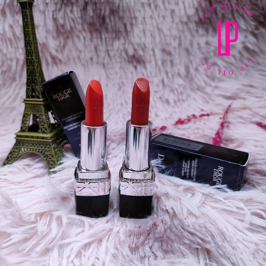 Son Dior Rouge Dior mini 1.5g mềm mại tự tin vô cùng sang chảnh