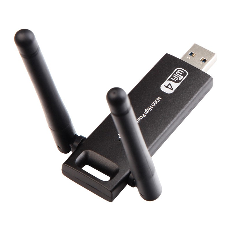 High Power 300Mbps Wifi Dongle Network Card 2.4GHz Wireless USB Wifi LAN Adapter for PC Desktop Laptop