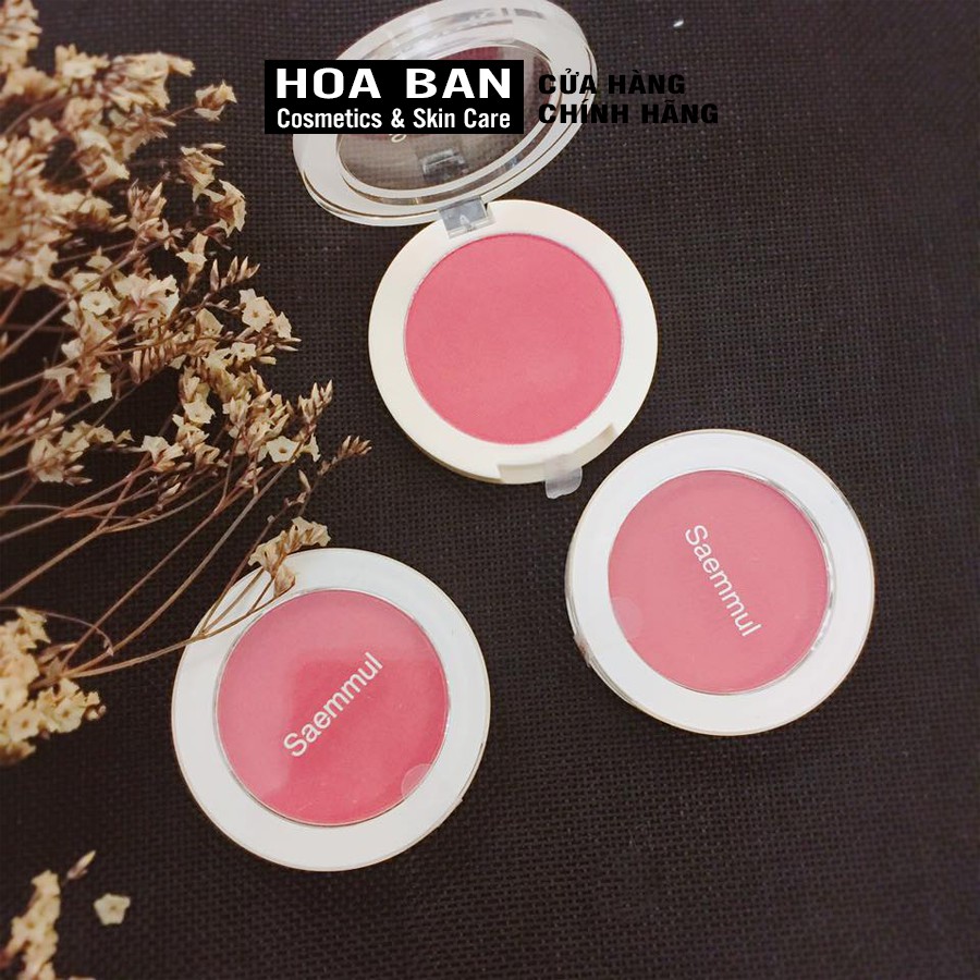 (Chính Hãng) Phấn Má Hồng The Saem Saemmul Single Blusher