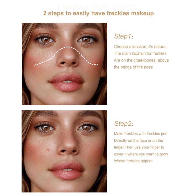 Bút vẽ tàn nhang PUDAIER 20g trang điểm tự nhiên