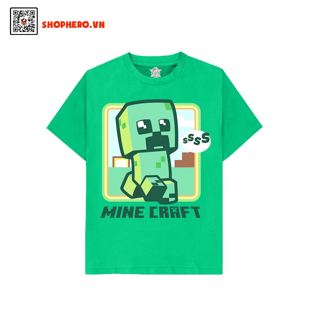 Áo thun Minecraft Creeper Cute