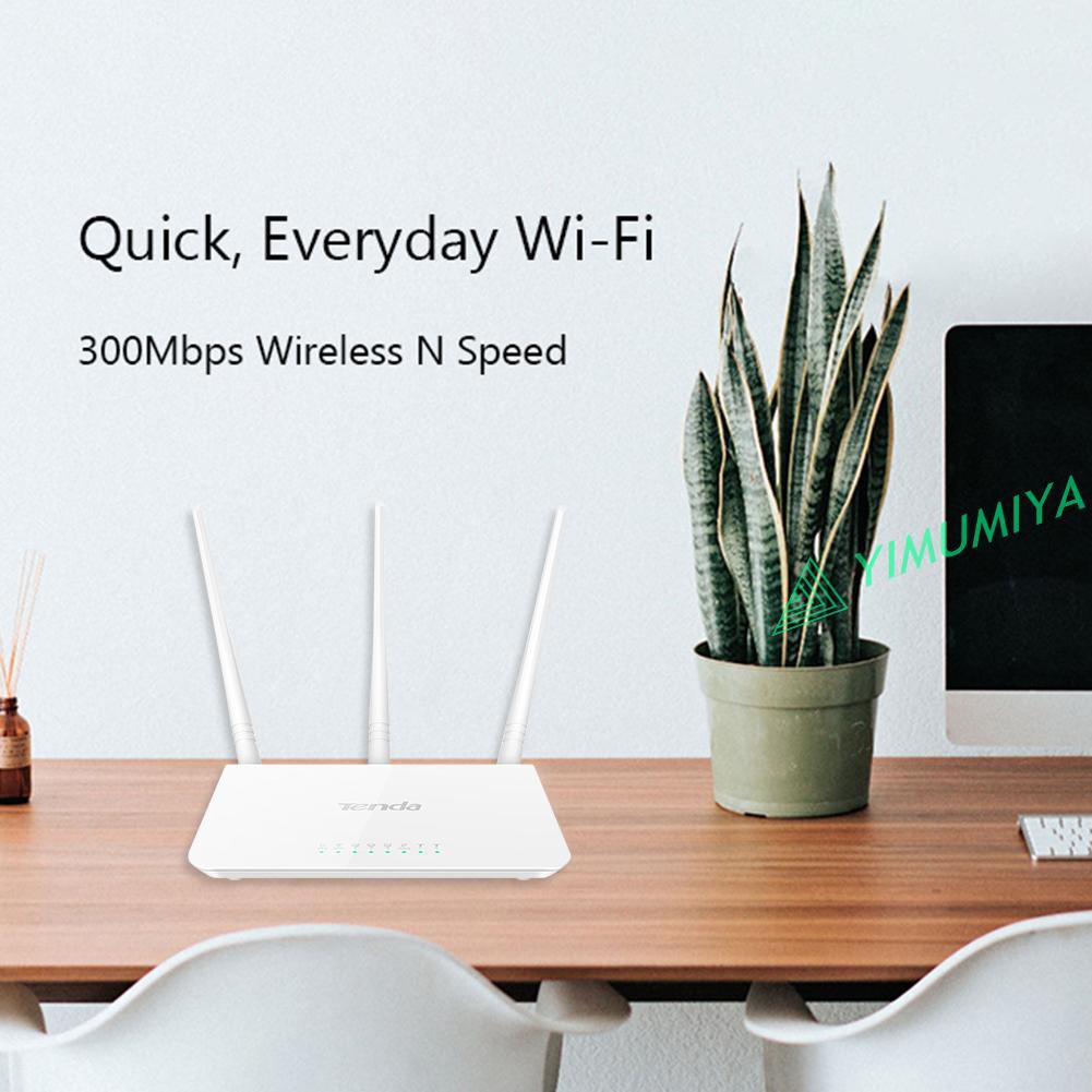 Thiết Bị Phát Wifi Không Dây Tenda F3 2.4g 300m Với 3 Ăng Ten