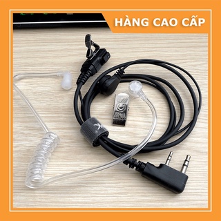 Tai nghe ống hơi cao cấp cho bộ đàm Motorola, Icom, Kenwood, HYT,... - Hàng nhập khẩu