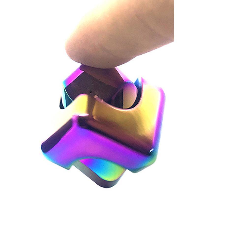 Con quay đồ chơi Fidget Spinner hình vuông nhiều màu bằng kim loại F1V2 V4D9 X0G0