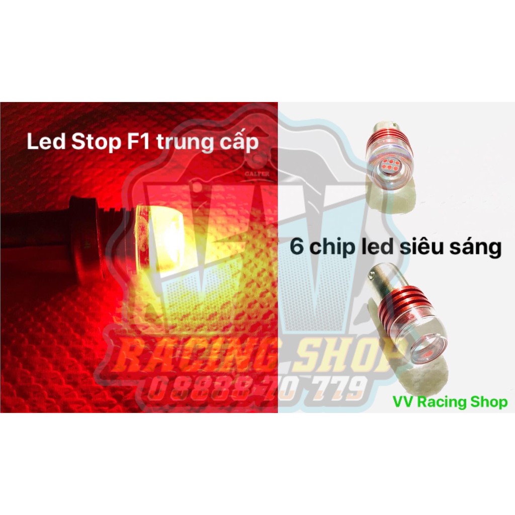 Led Stop F1 chân 1157 gắn Winner, Wave, Future, Sonic, Raider, Satria, GTR, Vision, SH đời cũ, Sirius,...