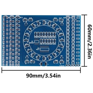 Bảng mạch đèn LED CD4017+NE555 tự lắp ráp