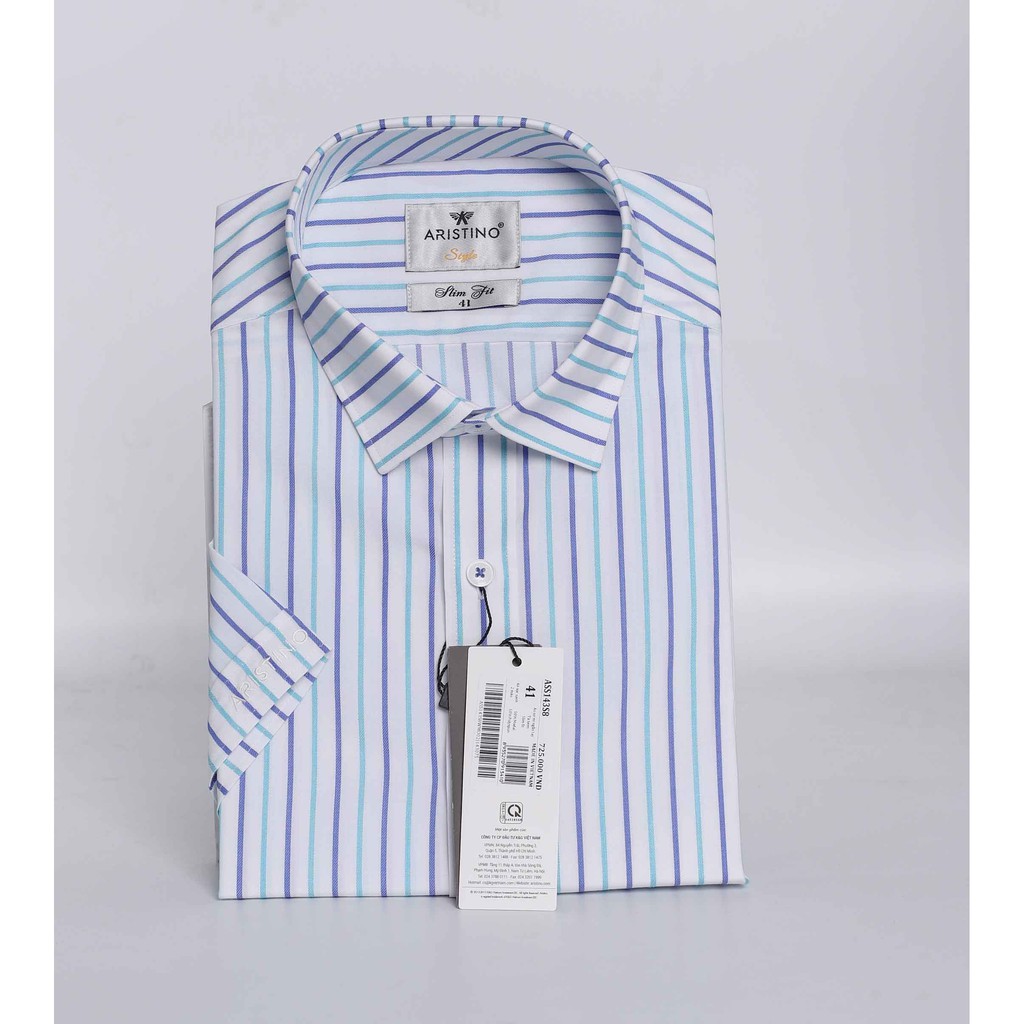 Áo sơ mi ngắn tay ARISTINO - ASS143S8 | BigBuy360 - bigbuy360.vn