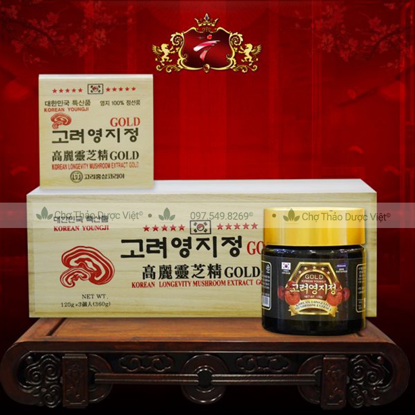 Cao linh chi Hàn Quốc thượng hạng giúp thanh nhiệt, detox, giảm mệt mỏi - Chợ Thảo Dược Việt