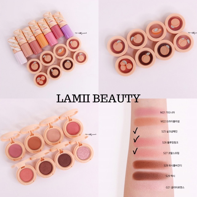 Phấn mắt Aritaum Mono Eyes Apricot Collection