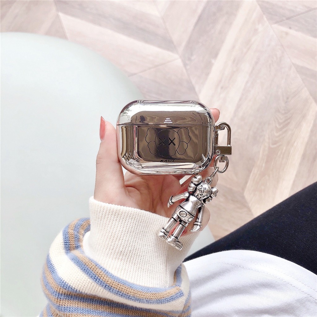 Vỏ bảo vệ tai nghe airpods 1/2/pro bằng silicon hình hoạt hình xinh xắn | BigBuy360 - bigbuy360.vn