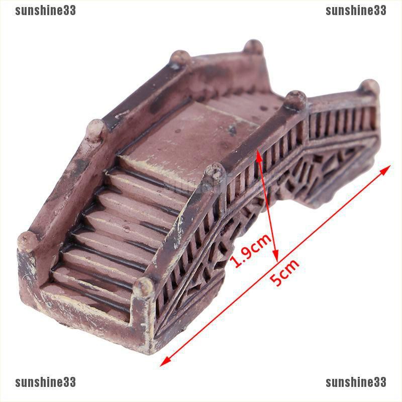 1 Cây Cầu Mini Trang Trí Bể Cá / Nhà Búp Bê DIY