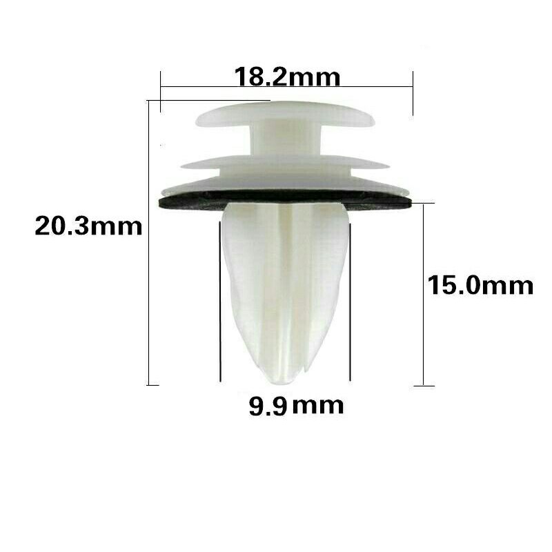 100 chốt tappi cửa, tappi trong xe, ốp vè.