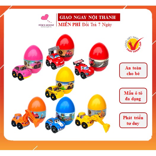 Đồ Chơi Bóc Trứng Lắp Ráp Ô Tô Vijago Cho Bé