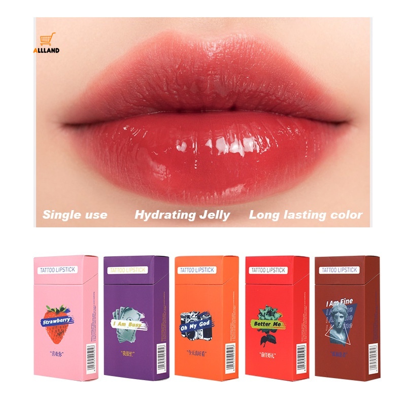 [Hàng mới về] Hộp son môi dạng tăm bông chống nước không dính cốc giữ ẩm môi dài lâu