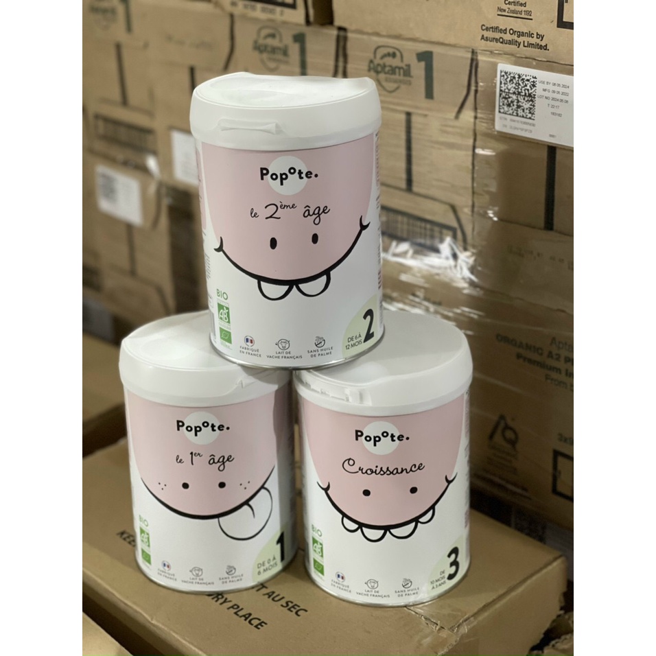 Sữa công thức hữu cơ Popote của Pháp (800gr)