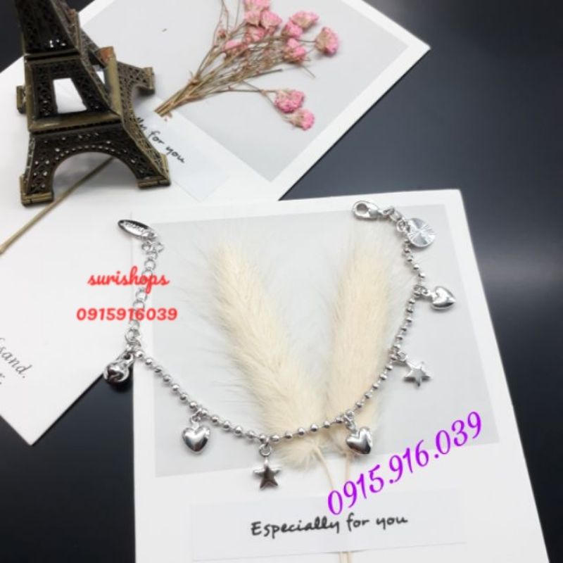 Lắc Tay Nữ Hình Tim Ngôi sao, Lắc tay lấp lánh hình ngôi sao