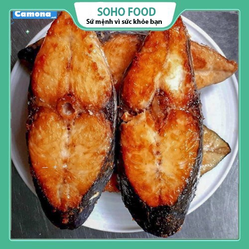 Cá Thu Cắt Khúc Một Nắng SOHOFOOD, Cá Thu Khúc Trắng Khô, Dày Thịt Thơm