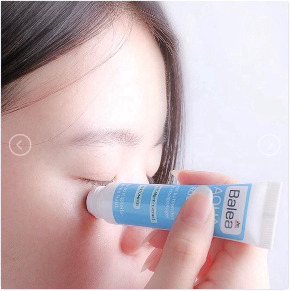 Lăn mắt Balea Aqua Augen Roll On giảm thâm mắt, sǎn chắc & ngừa lão hóa - Hàng nội địa Đức