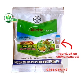 Aliette 800WP Bayer 100gr - phòng trị nấm mùa mưa cho cây trồng