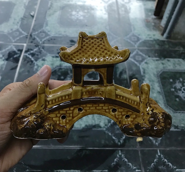 CẦU TRANG TRÍ HỒ CÁ NON BỘ 20x8x11CM