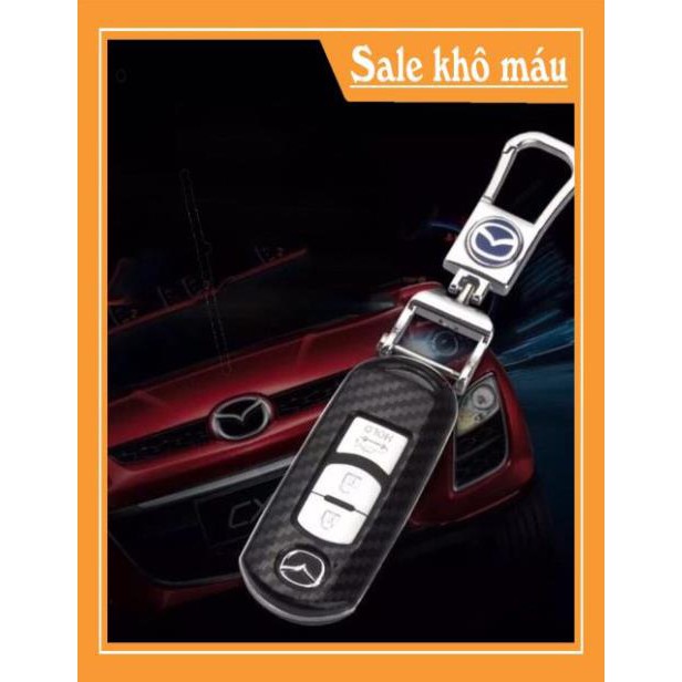 [ GIẢM GIÁ ]  Móc khoá cacbon xe Mazda hình ảnh thật