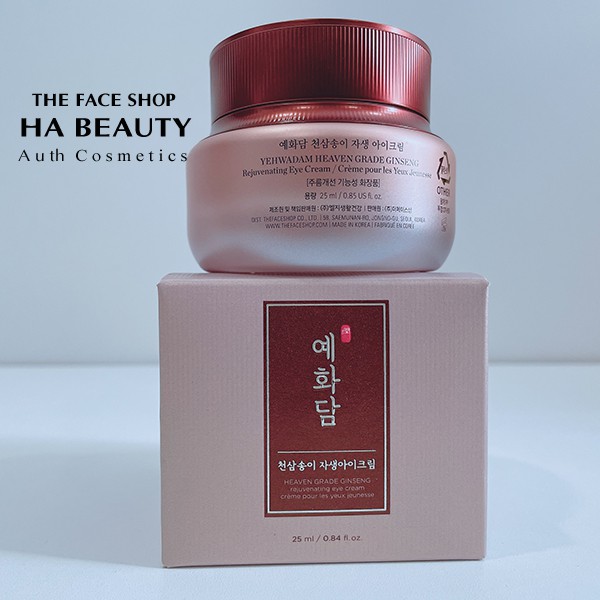 [THE FACE SHOP_Auth] Kem Dưỡng Da Vùng Mắt YEHWADAM HEAVEN GRADE GINSENG REJUVENATING EYE CREAM 25ml TFSN20 | BigBuy360 - bigbuy360.vn