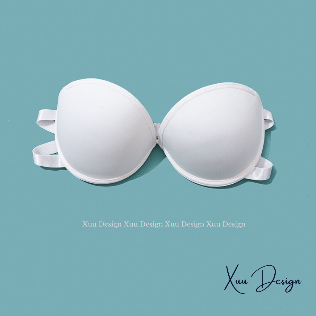 Áo cúp ngực không dây Wexuu Design đệm tim có gọng chống tụt nâng đẩy ngực - AV54