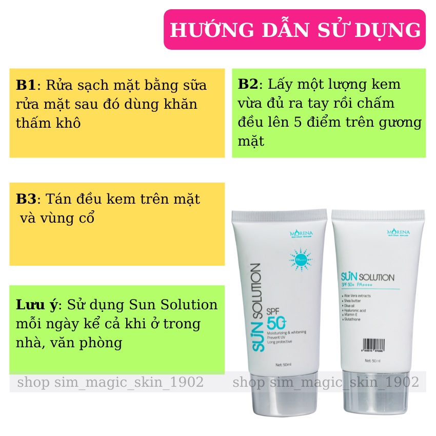 Kem Chống Nắng Morena Huyền Phi Chống Nắng Siêu Đỉnh Dưỡng Da Makeup Thẩm Thấu Nhanh