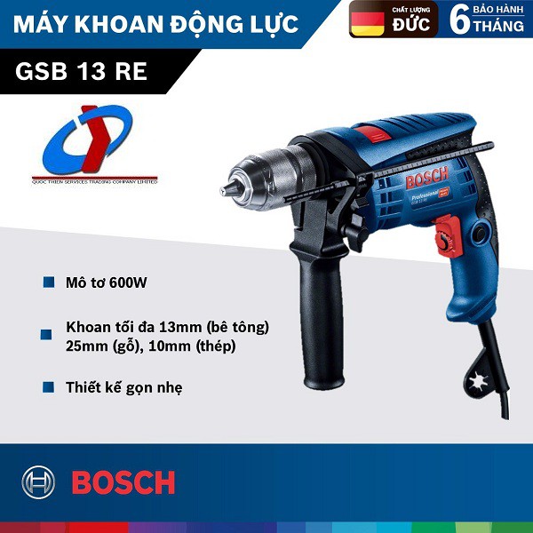 [Chính hãng] Máy khoan động lực GSB 13 RE - Bosch chính hãng