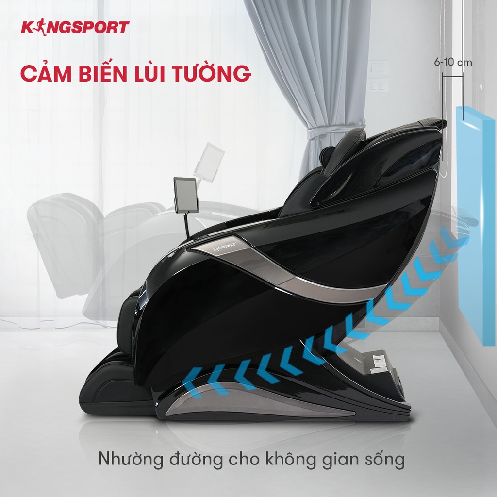 Ghế massage KINGSPORT G20 New - [HOT 2021] Ghế mát xa toàn thân cao cấp tự động mát xa đa năng, massage thái dương