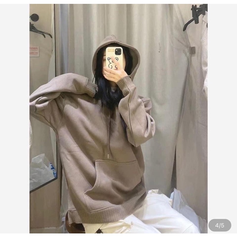 Áo Nỉ Hoodie Dáng Dài FREESIZE 45-65Kg Loại 1 [ẢNH CẬN CHẤT]