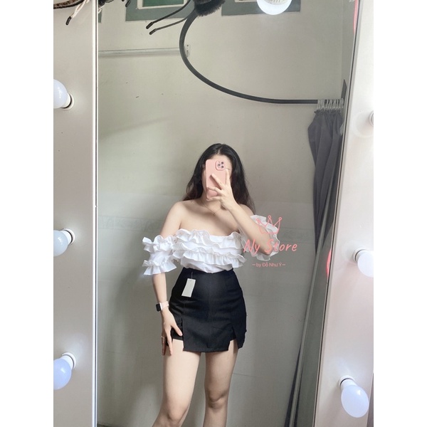ÁO BẸT VAI BÈO 2 TẦNG