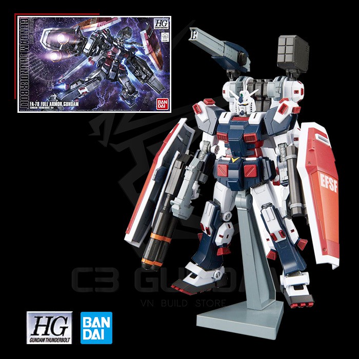 MÔ HÌNH GUNDAM BANDAI HG 1/144 RX-78 FULL ARMOR GUNDAM THUNDERBOLT HG THUNDERBOLT HGT