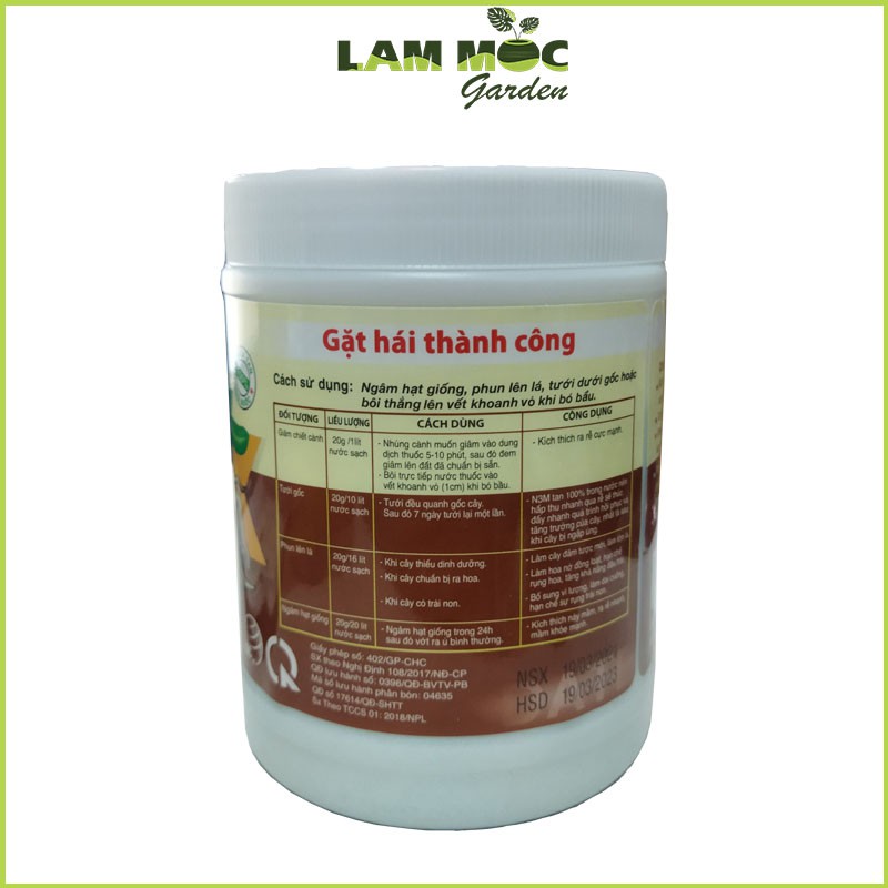 Phân Bón Lá N3M Dùng Cho Hoa Lan Hoa Hồng Hoa Kiểng Lọ 500 gram