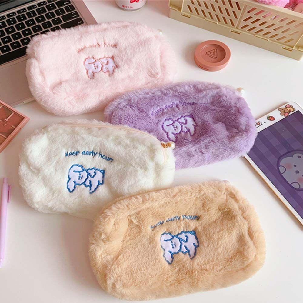 Ellsworth plush cloud pencil case đồ dùng học tập văn phòng phẩm ví tiền xu túi đựng bút đồ dùng học sinh túi bút chì túi mỹ phẩm