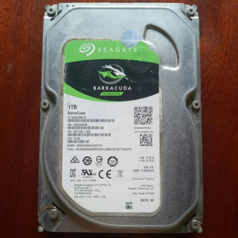 ổ cứng HDD seagate 1T lỏi