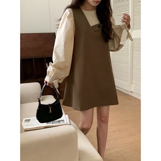Set váy yếm kèm sơ mi