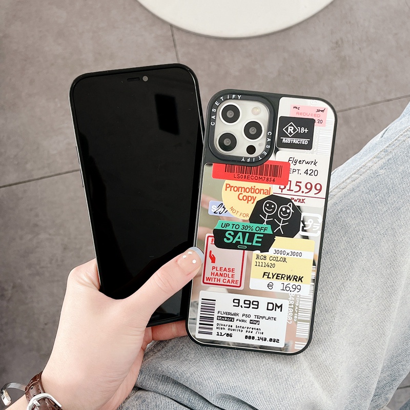 Ốp Điện Thoại pc Cứng Tráng Gương Họa Tiết dhl Cho iphone 15 14 15pro 11 12 13 pro max