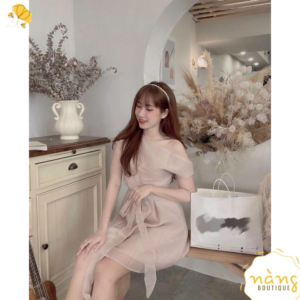 Đầm Dự Tiệc Nữ 💝 FREE SHIP 💝 Đầm lệch vai 1 bên [Mẫu mới 2021]