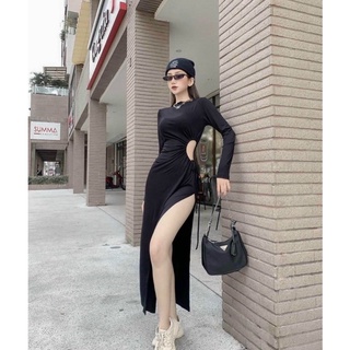 ĐẦM BODY KHOÉT EO RÚT DÂY (KÈM VIDEO HÌNH THẬT)