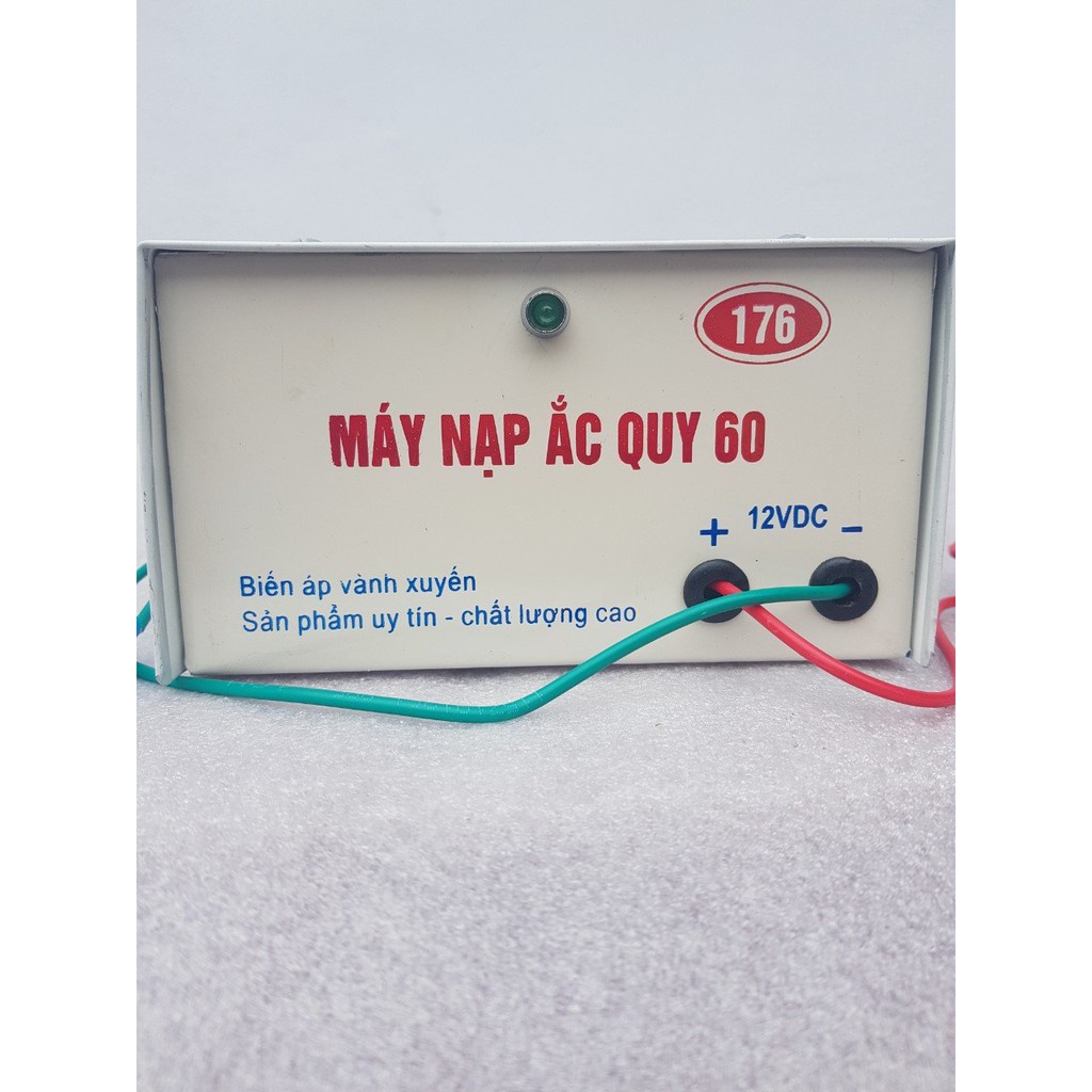 Bình nạp ác quy 12v Nạp Bình Từ 1-60 Ah