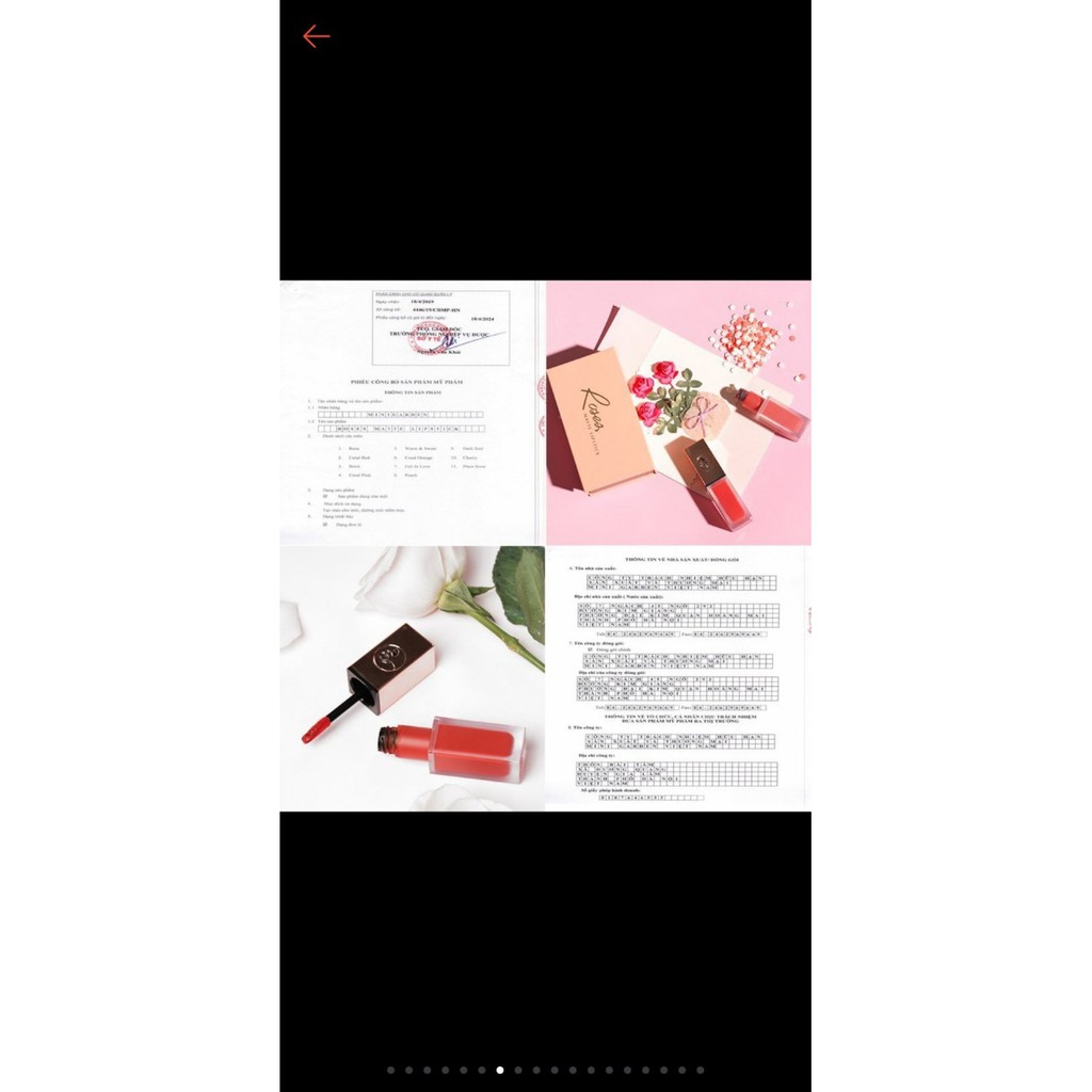Son Kem Lì Roses Mua 1 TẶNG 1 MINIGARDEN Không Trôi Màu Son Trong 8 tiếng Siêu Đẹp