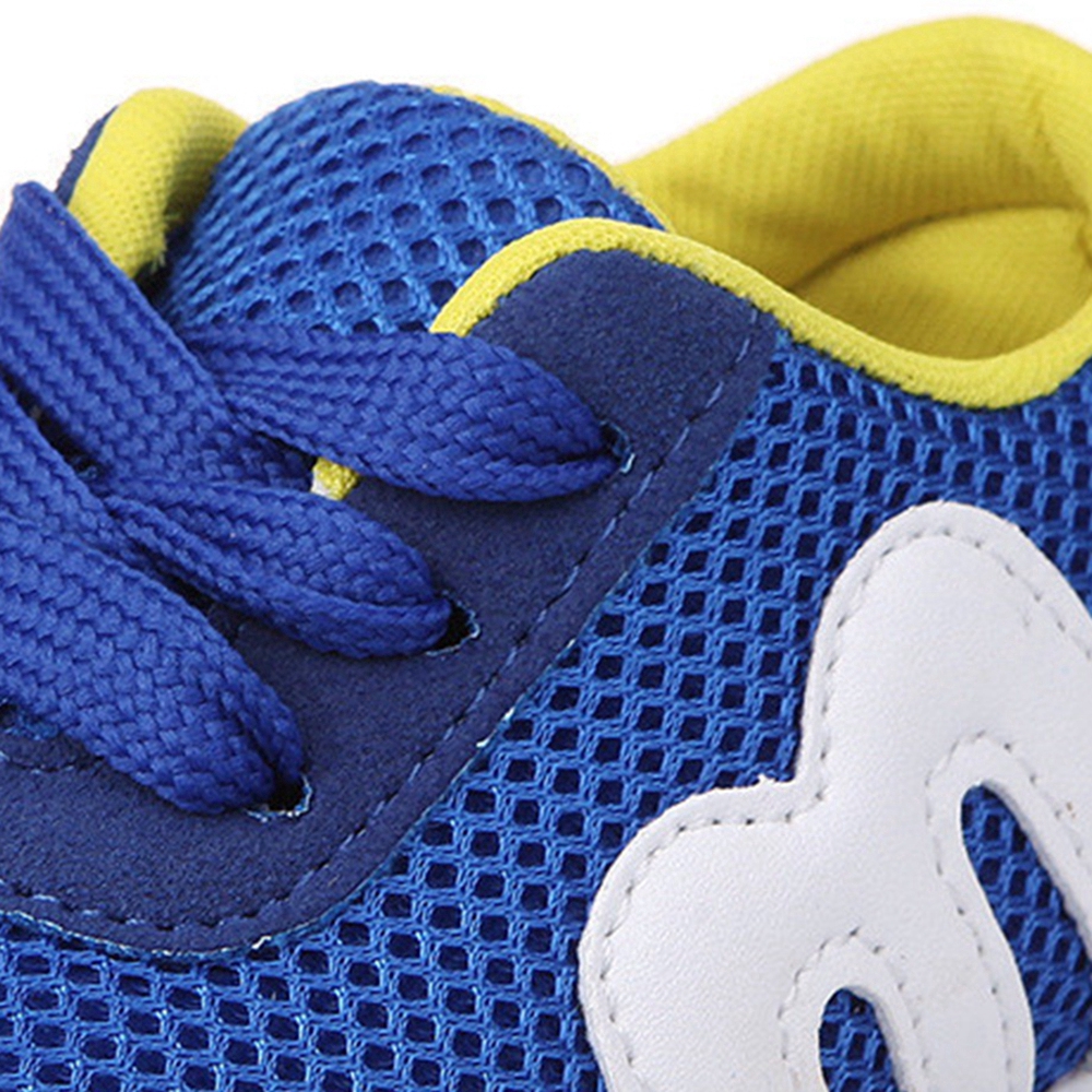 1-6 Years Kids Sneakers Lightweight Girls Summer Mesh Breathable Sports Shoes Fashion Boys Black Running Shoes Letter M