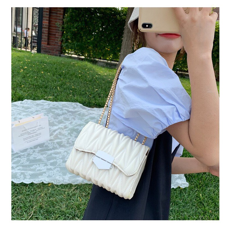 Túi Korean mã 7670/ Túi nhăn đeo 2 kiểu [Ảnh thật ] | BigBuy360 - bigbuy360.vn