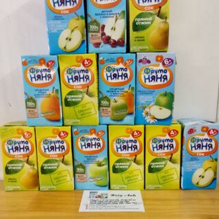 Nước ép hoa quả fruto cho bé từ 4 tháng