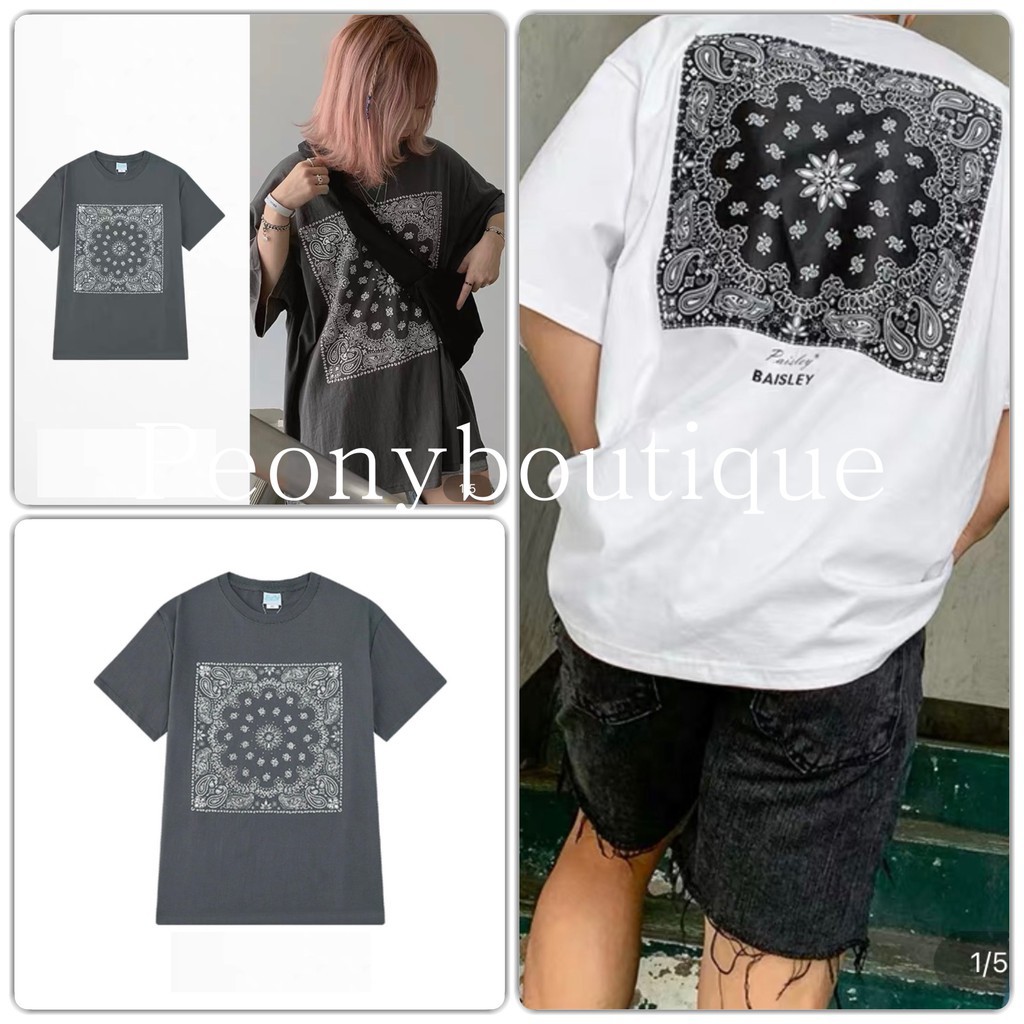 🌸 Thun tay lỡ form rộng oversize họa tiết vintage nam nữ Ulzzang HOT 🌸 🌟 *